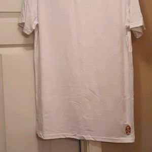 ED HARDY MEN'S WHITE FREE FOREVER TEE SHIRT NEW!